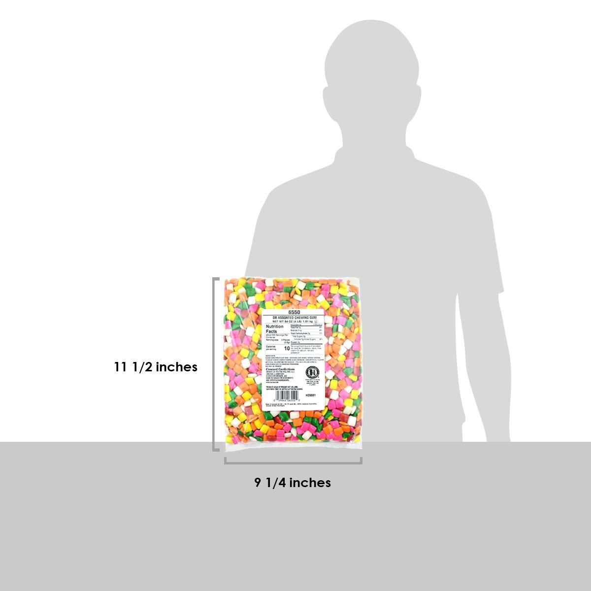 imageTootsie Roll Dubble Bubble Assorted Colors Chicle Tab Chewing Gum Gumball Machine Refills Assorted Chicle 64 OunceAssorted Chicle
