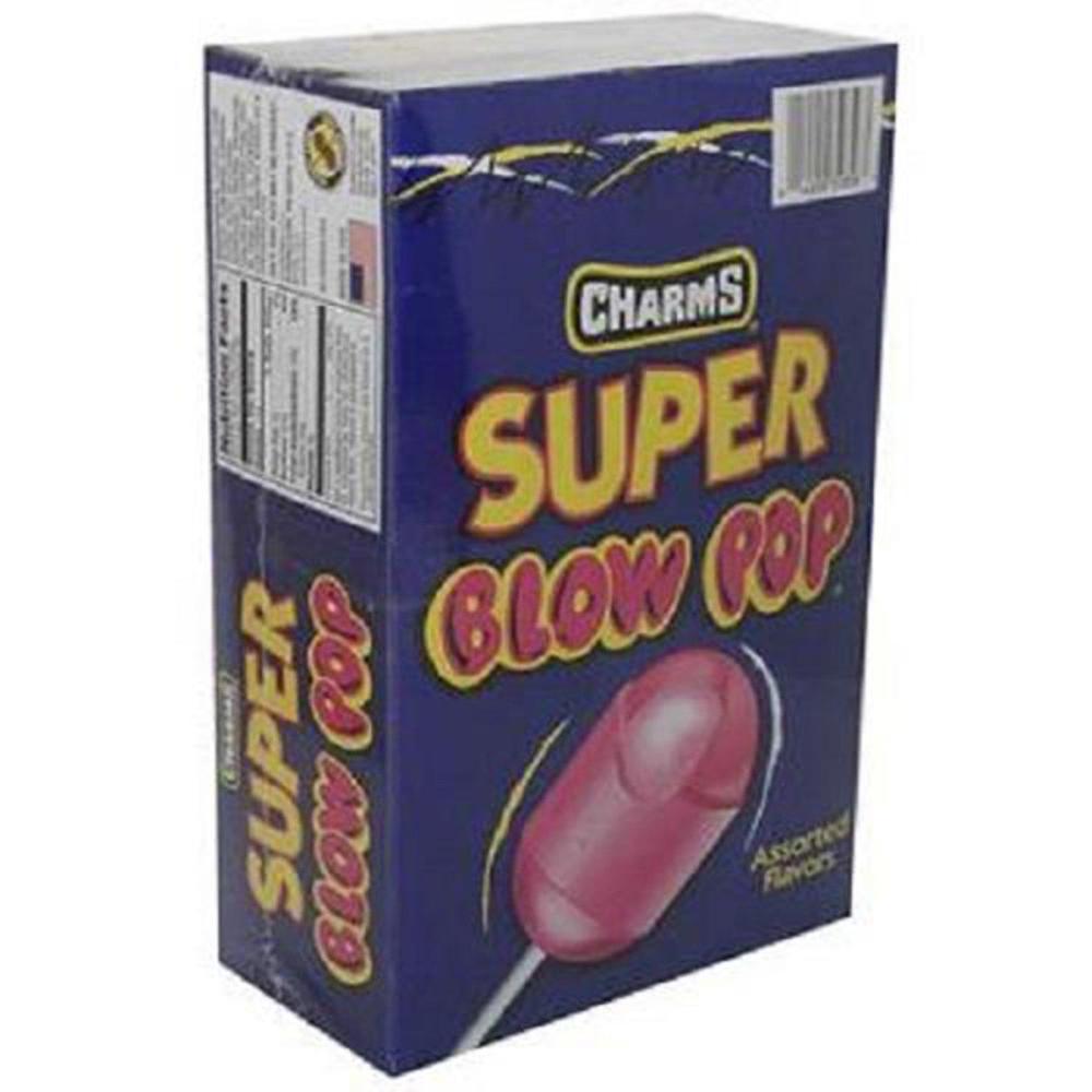 imageCharms Blow Pop Lollipops  Individually Wrapped Dual Candy and Gum Suckers  Peanut Free Gluten Free  Bulk Treat for Kids and Adults  Cherry 48 Count Pack of 1Assorted Flavors