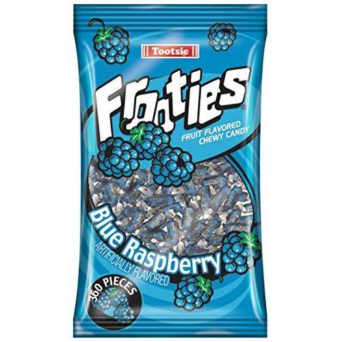 imageFrootie Blue Raspberry Frooties  Tootsie Roll Chewy Candy  360 PieceCount 388 oz Bag Blue Raspberry 360Count Pack of 12360 Count Pack of 12