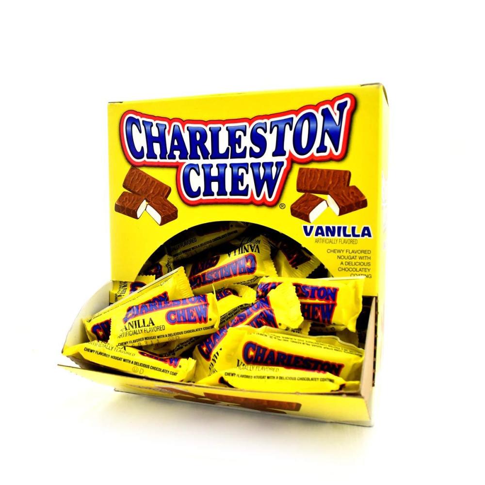 imageTootsie Roll Charleston Chew Snack Bars in Easy Open Box Multicolor Classic Vanilla 38 Oz 96 Count96 Count Pack of 1
