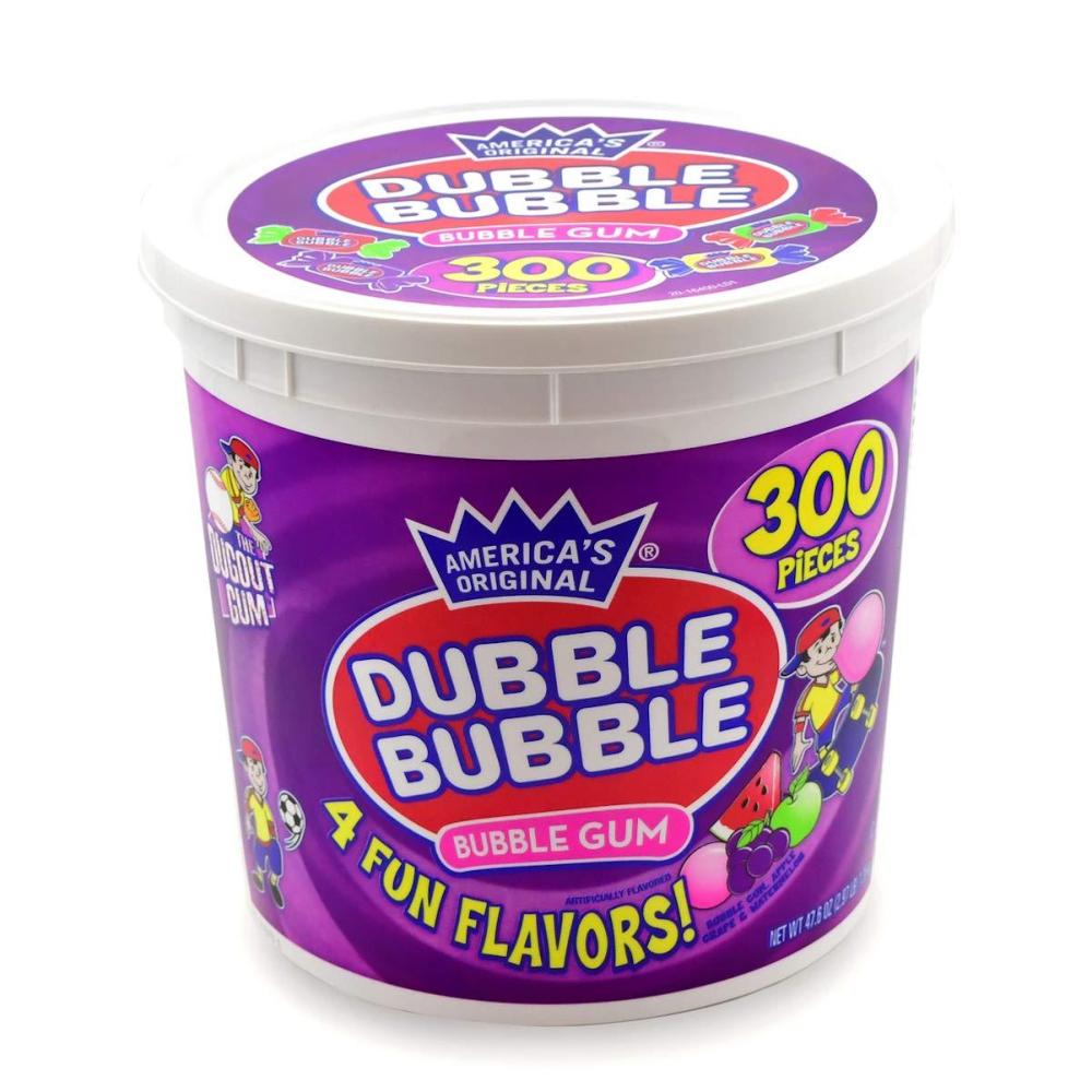 imageTootsie Roll Dubble Bubble Assorted Colors Chicle Tab Chewing Gum Gumball Machine Refills Assorted Chicle 64 OunceAssorted