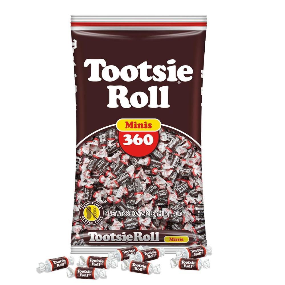 imageTootsie Roll Midgees  Chewy Chocolate GlutenFree Candy  Resealable Bag of Individually Wrapped Candies for Kids Parties Classroom  700 Count Pack of 1 Packaging May VaryChocolate