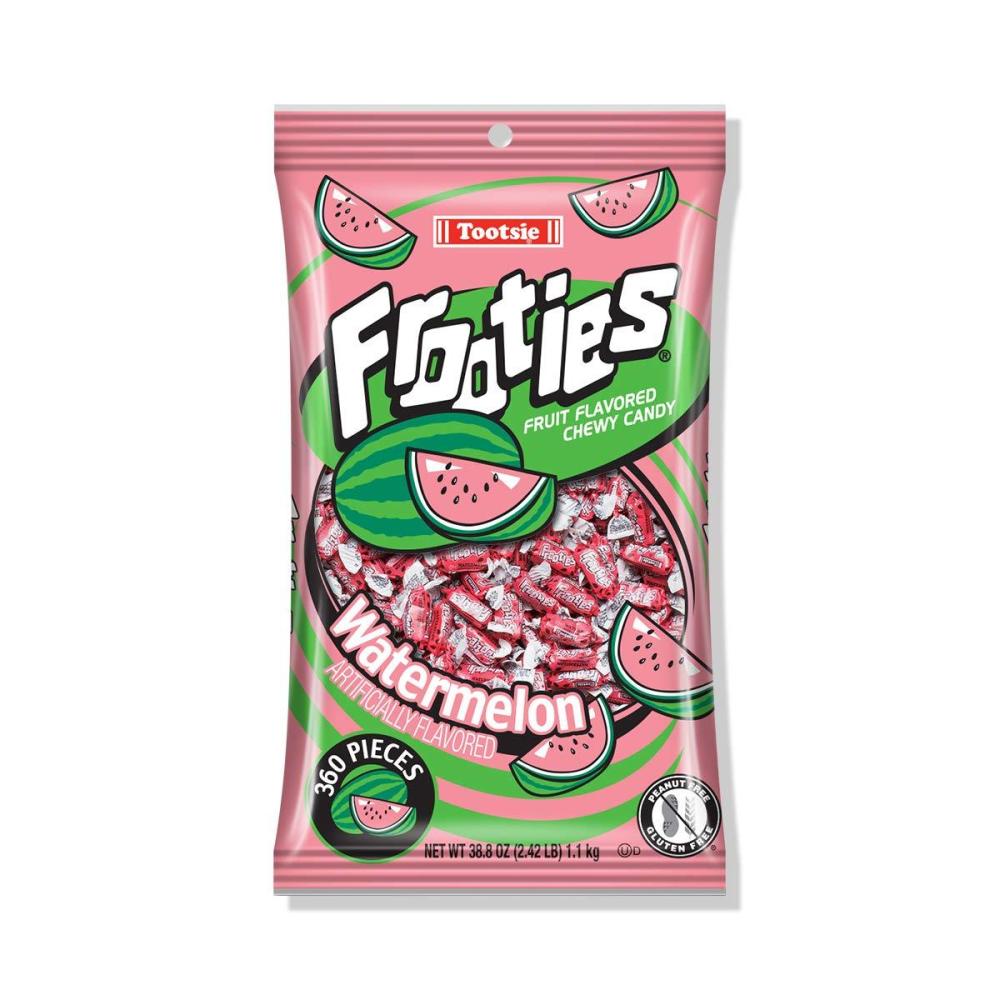 imageWatermelon Frooties  Tootsie Roll Chewy Candy  360 Piece Count 388 oz Bag