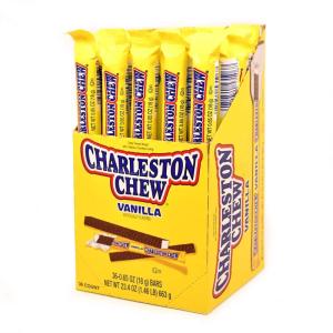 Charleston Chew Flavor 1.88Oz. Bars, Vanilla, 36 Count
