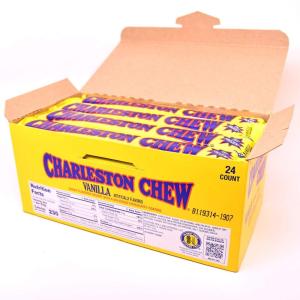 Charleston Chew Vanilla Flavor, Pack of 24 1.88-Oz. Bars(Vanilla)