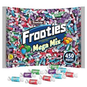 Frooties Mega Mix – 450 Pieces Assorted Fruit Flavor Chewy Candy – Over 3 lb. Bag of Bulk Treats – 50.06 oz