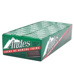 Tootsie Roll Andes Creme De Menthe Thin Mints – After Dinner Mints – Rectangular Chocolate Sandwich Mint Candies – 20 Oz, 120 Count