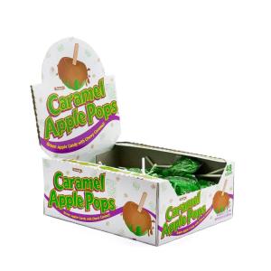 Tootsie Roll Caramel Pops Package APPLE,850 grams, 48 Count(48 Count (Pack of 1))