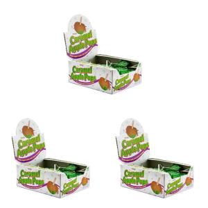 Tootsie Roll Caramel Pops Package APPLE,850 grams, 48 Count(48 Count (Pack of 3))