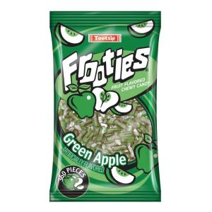 Tootsie Roll Green Frooties – 2 Pound Bag of Individually Wrapped Chewy Candy – Gluten Free, Peanut Free – Green Apple, 38.8 Ounce