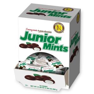Tootsie Roll Junior Creamy Mints in Pure Chocolate, Mini-Boxes, 72-Count, 31.68 Ounce(72 Count (Pack of 1))