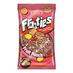 Tootsie Roll Red Frooties – 2 Pound Bag of Individually Wrapped Chewy Candy – Gluten Free, Peanut Free – Fruit Punch, 38.8 oz.(360 Count (Pack of 1))