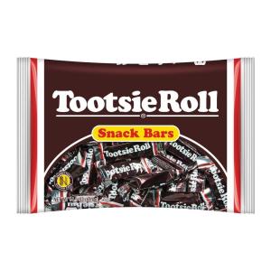 Tootsie Roll Snack Bars, Individually Foil Wrapped Candy – 14.5 Oz Bag