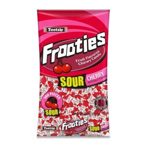 Tootsie Roll Sour Frooties – 2 Pound Bag of Individually Wrapped Chewy Candy – Gluten Free, Peanut Free – Sour Cherry, 38.8 oz.